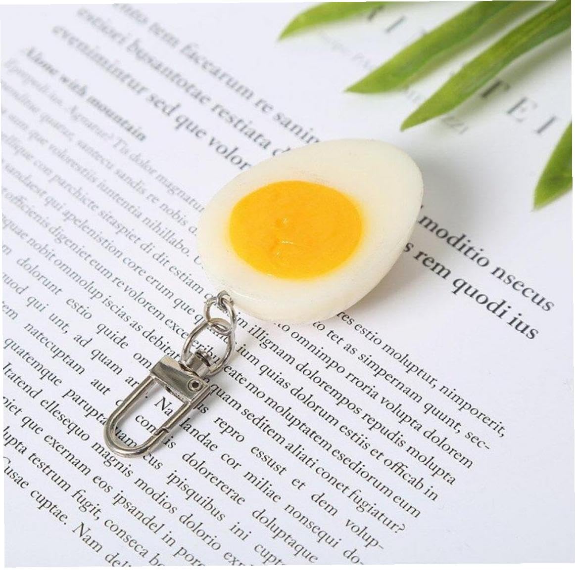 Amazon.co.jp: Gediio キーホルダー キーリング 面白い ゆで卵